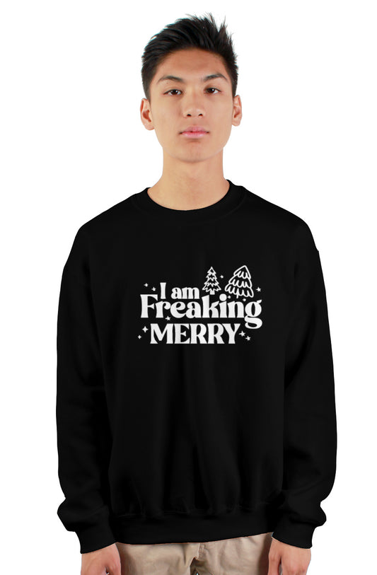 Very Merry Crewneck - White