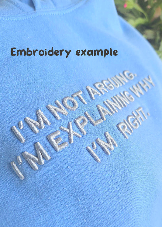 Drama Queen Hoodie - Embroidered