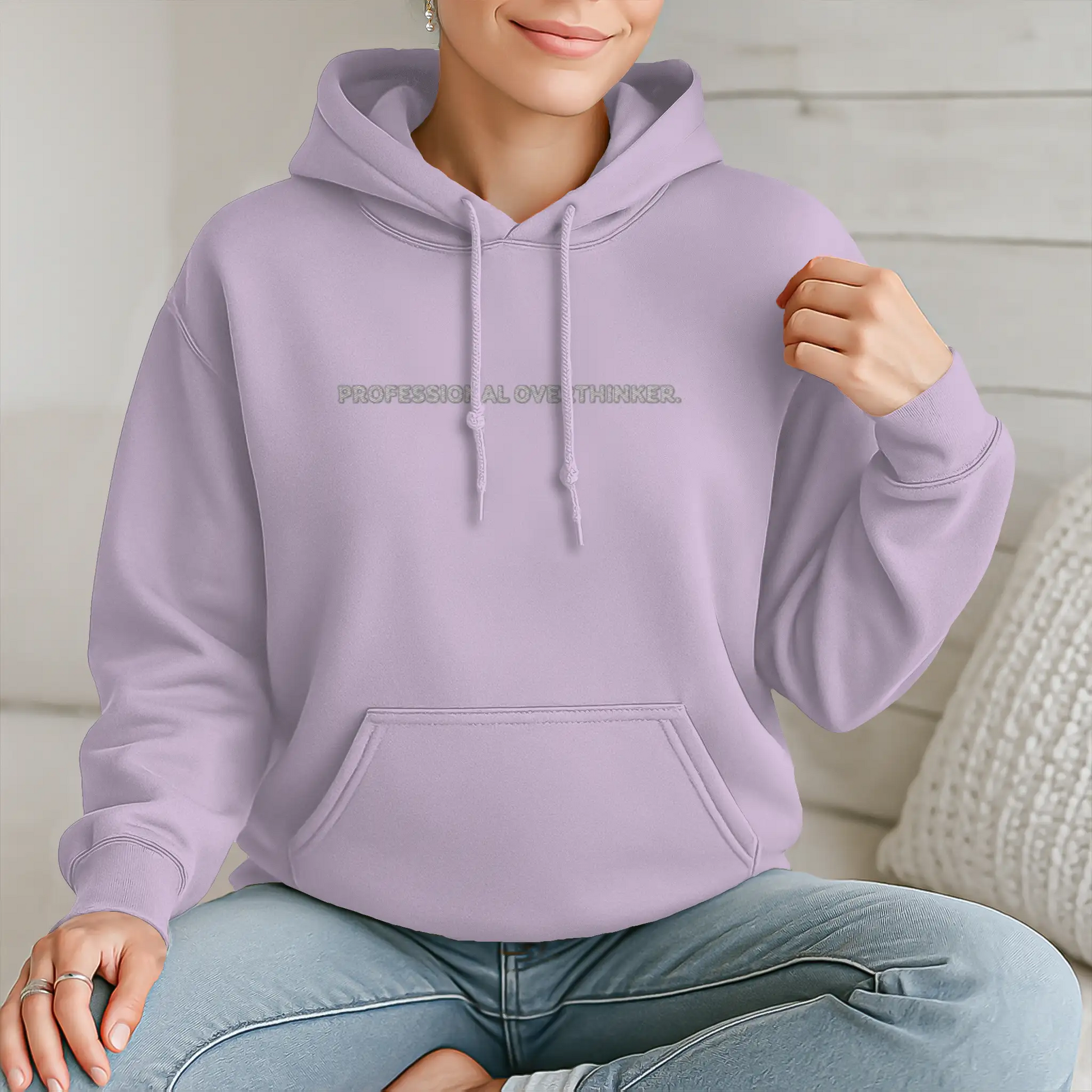 Professional Overthinker Hoodie - Pastels